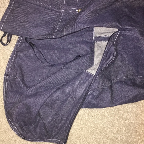 Express Denim Strapless Dress - Picture 6 of 6